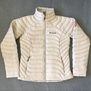 Columbia Down Omni Heat Jacket w/ US SKI Team Logo